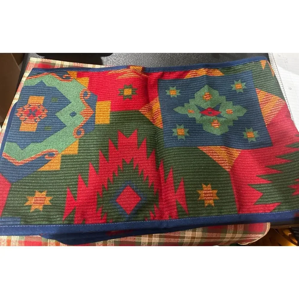 Longaberger SUNSET Reversible TABLE RUNNER‎ AZTEC FABRIC